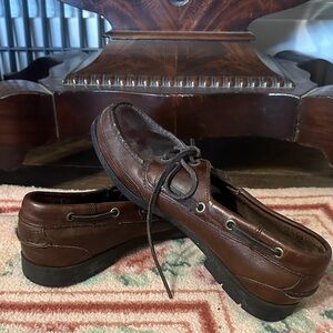 Vintage Dr. Martens Dark Brown Leather Boat Shoes